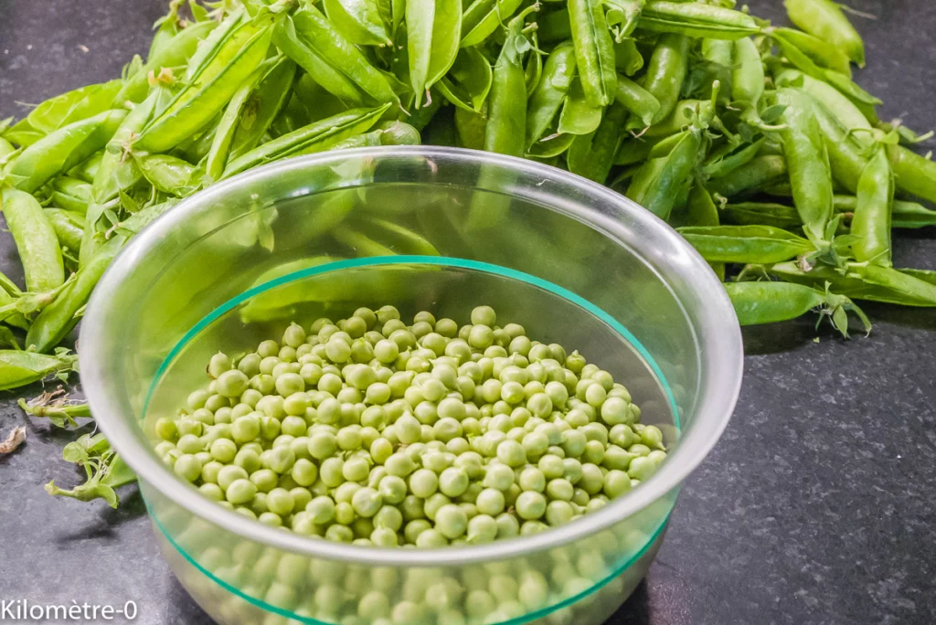 Salade de quinoa aux asperges blanches, petits pois et carottes - Étape 4
