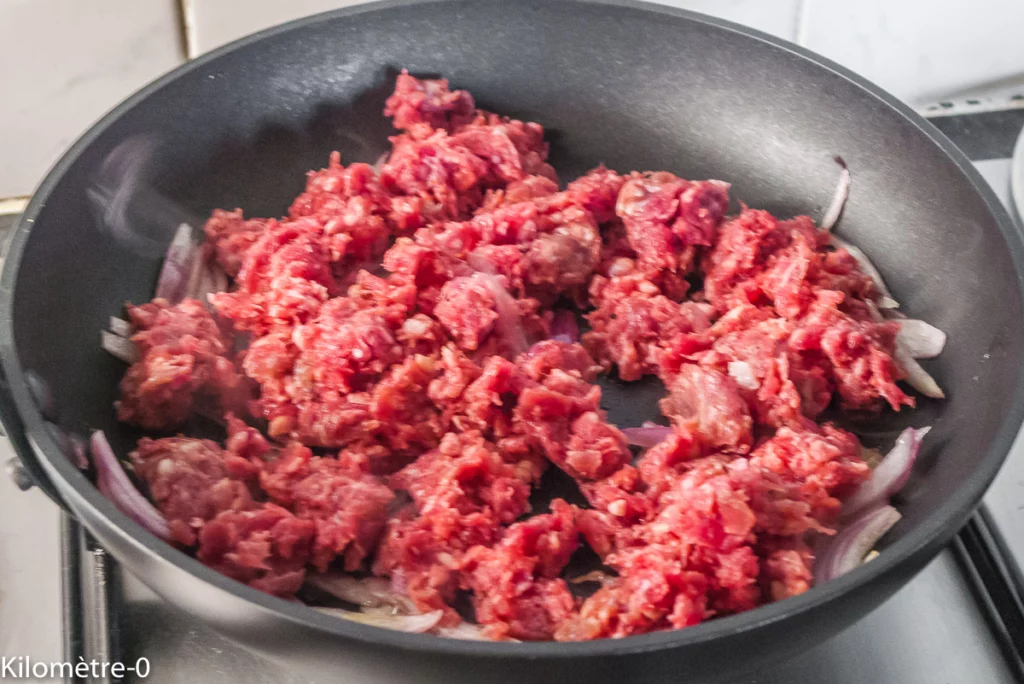 Tagliatelles au bœuf, type bolognaise - Étape 3