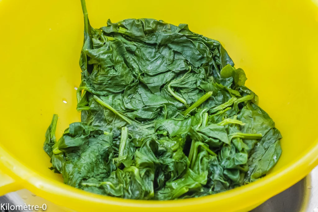 Blettes et épinards à la béchamel - Étape 4