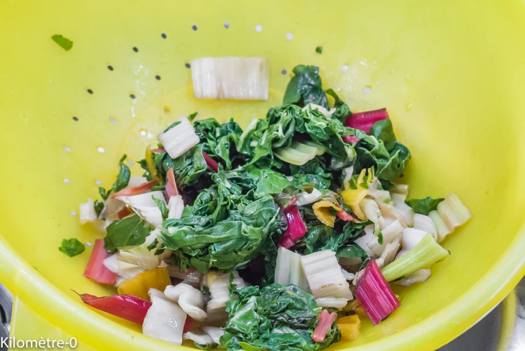 Blettes et épinards à la béchamel - Étape 3