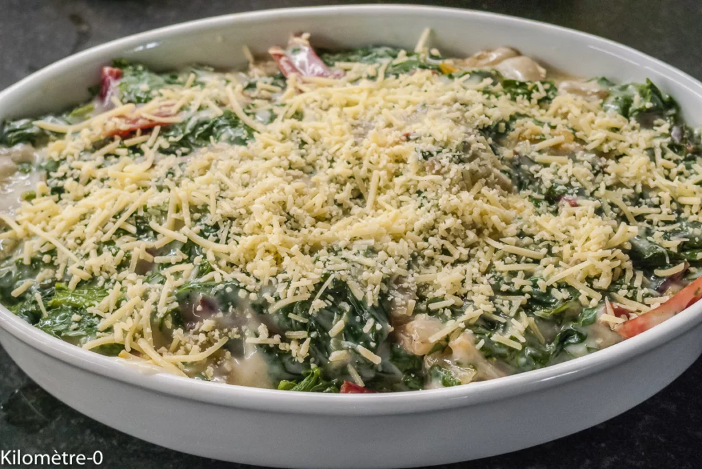 Blettes et épinards à la béchamel - Étape 8