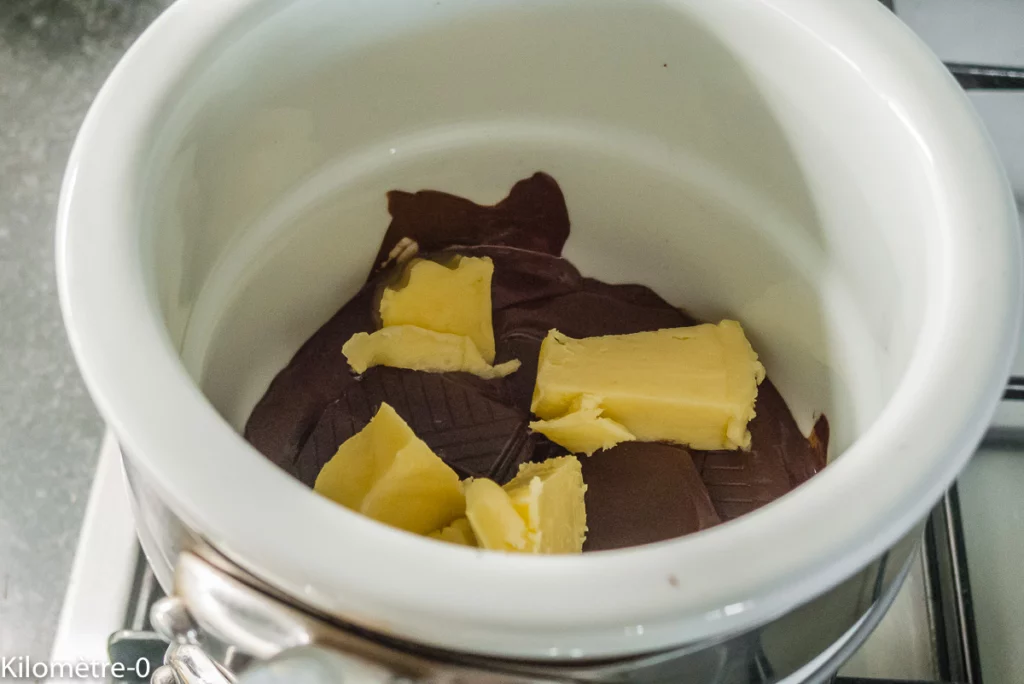 Fondant de Pâques au chocolat - Étape 1