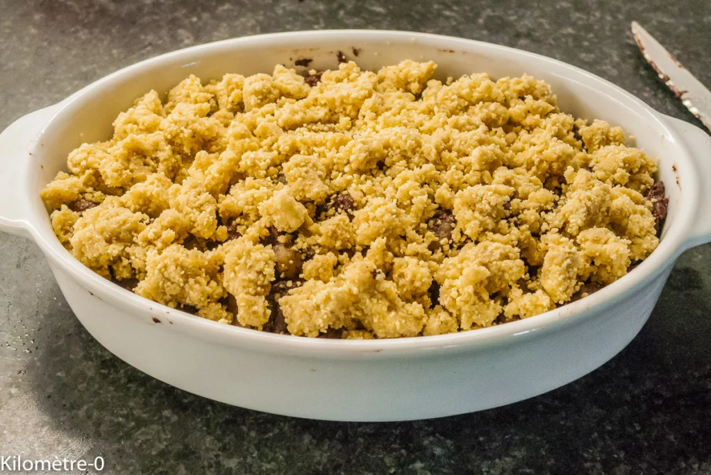 Crumble de boudins noirs aux pommes - Étape 7