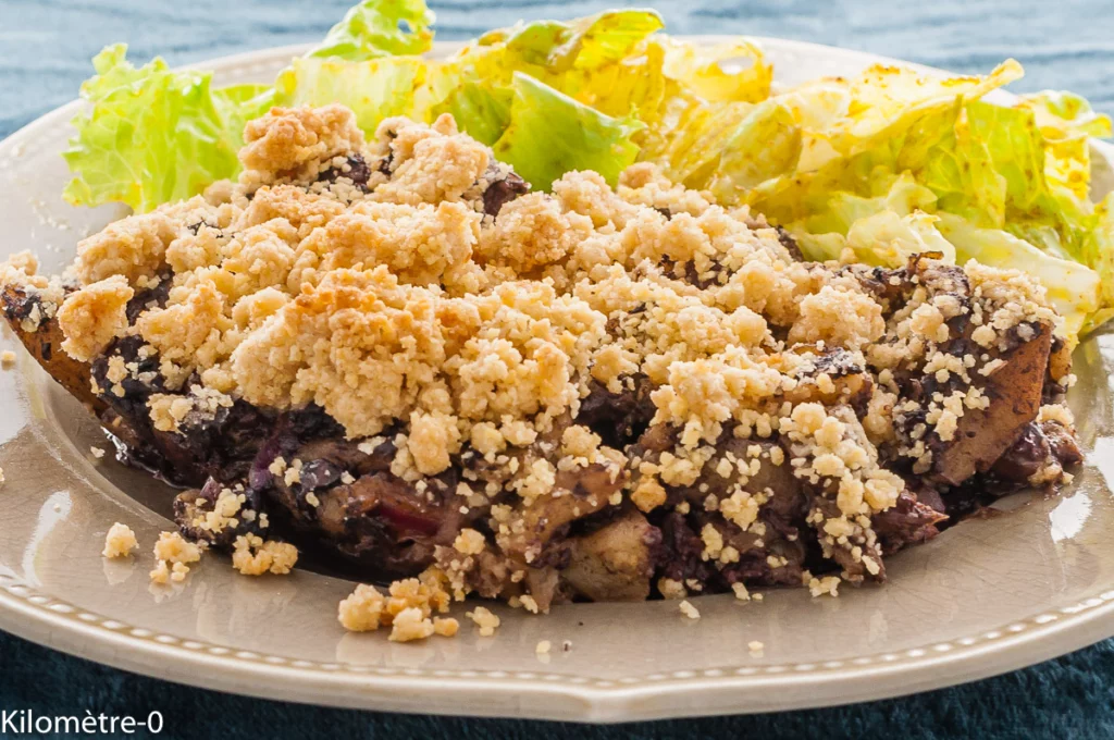 Crumble de boudins noirs aux pommes - Étape 9