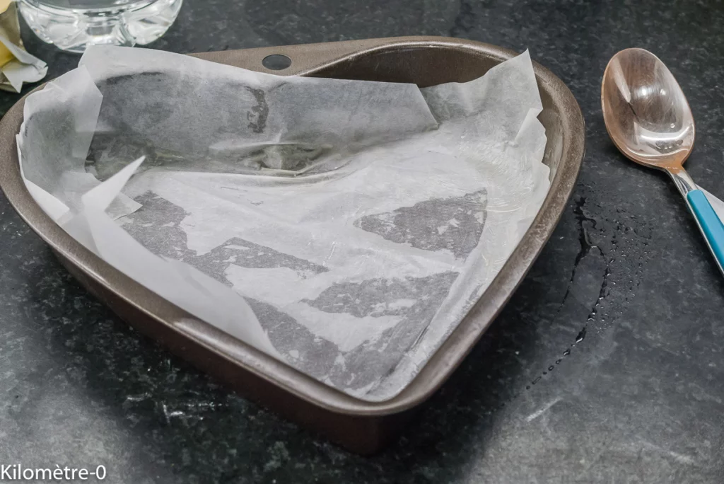 Cheesecake au fromage frais, base chocolat amandes - Étape 4