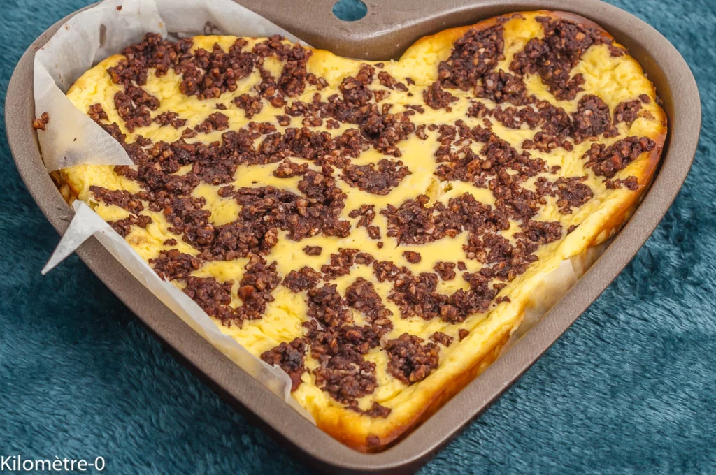 Cheesecake au fromage frais, base chocolat amandes - Étape 9