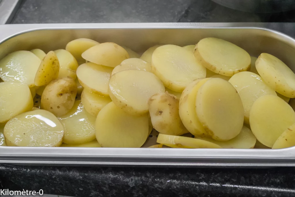 Salade de pommes de terre nouvelles aux crevettes - Étape 2