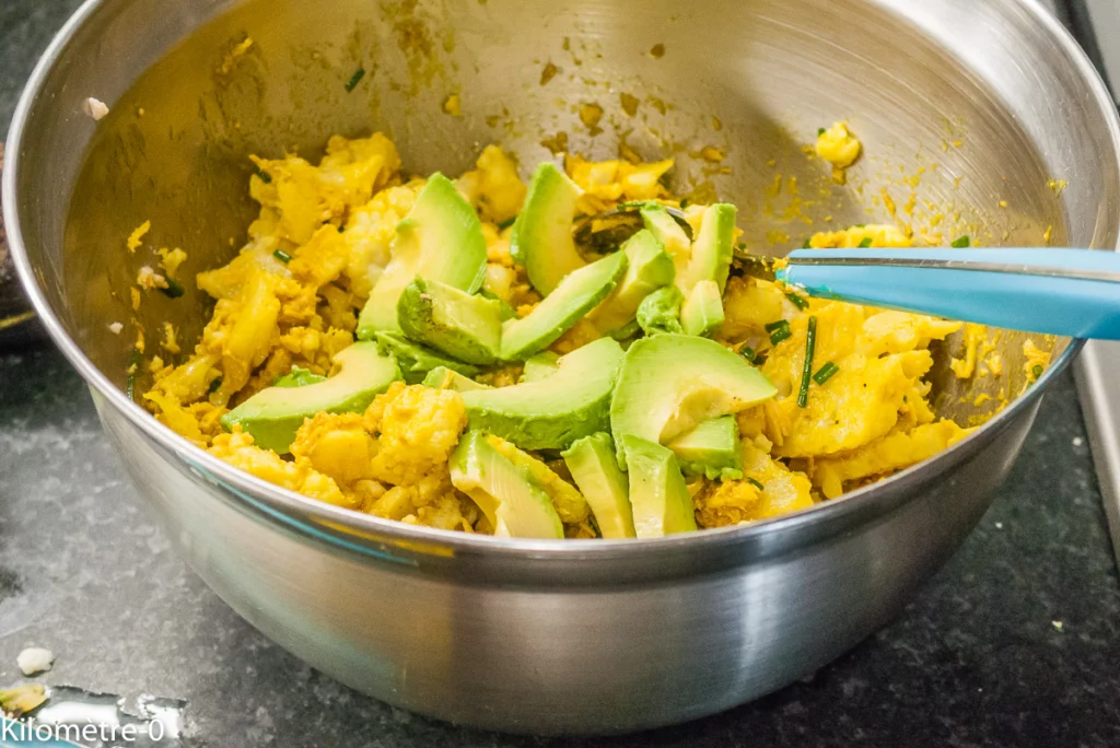 Salade de chou fleur au thon et à l&rsquo;avocat - Étape 7