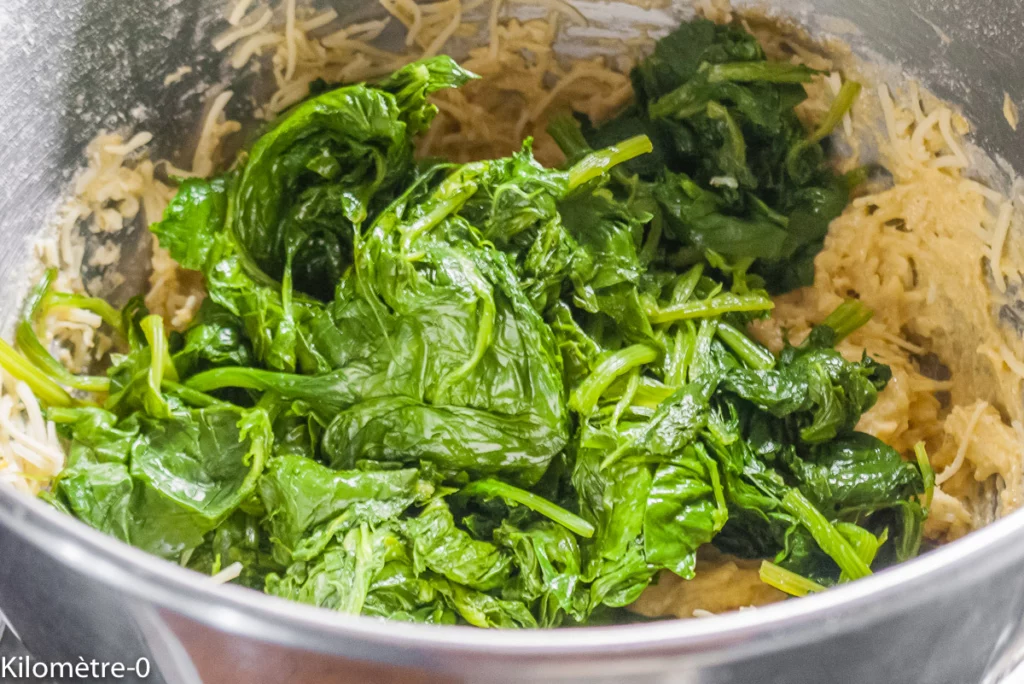 Cake salé aux épinards et emmental - Étape 5