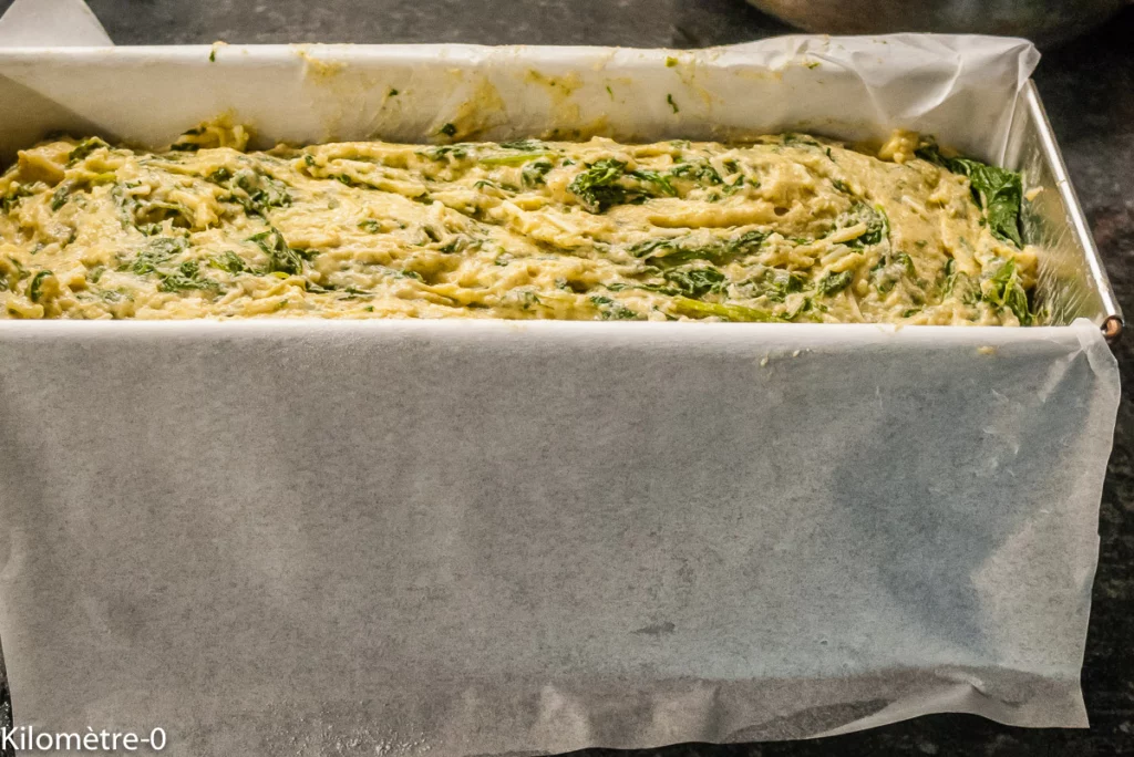 Cake salé aux épinards et emmental - Étape 7