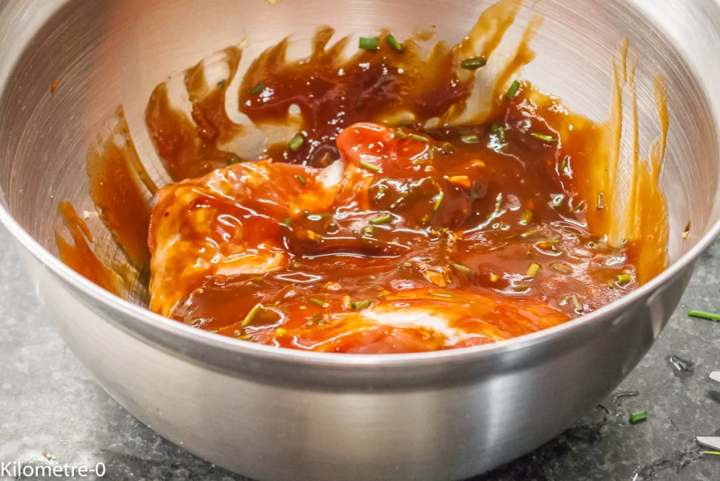 Travers de porc mariné - Étape 3