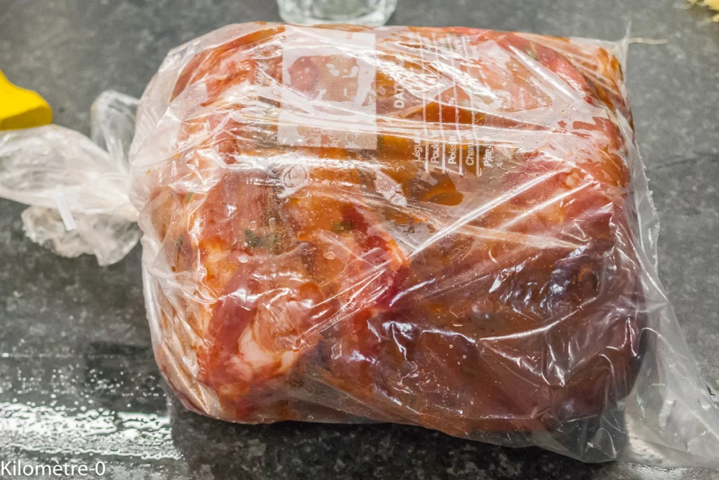 Travers de porc mariné - Étape 4