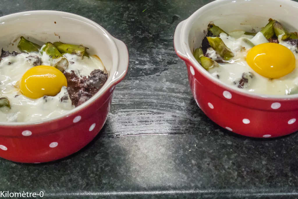 Boudin aux asperges vertes en cocotte - Étape 6