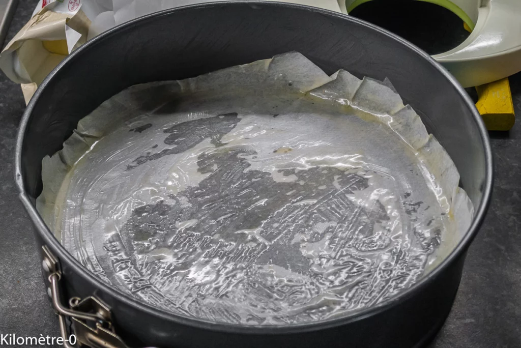 Cheesecake griottes pistache - Étape 1