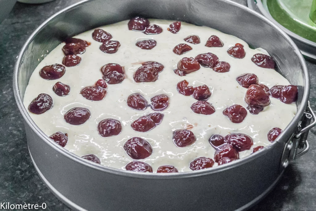 Cheesecake griottes pistache - Étape 11