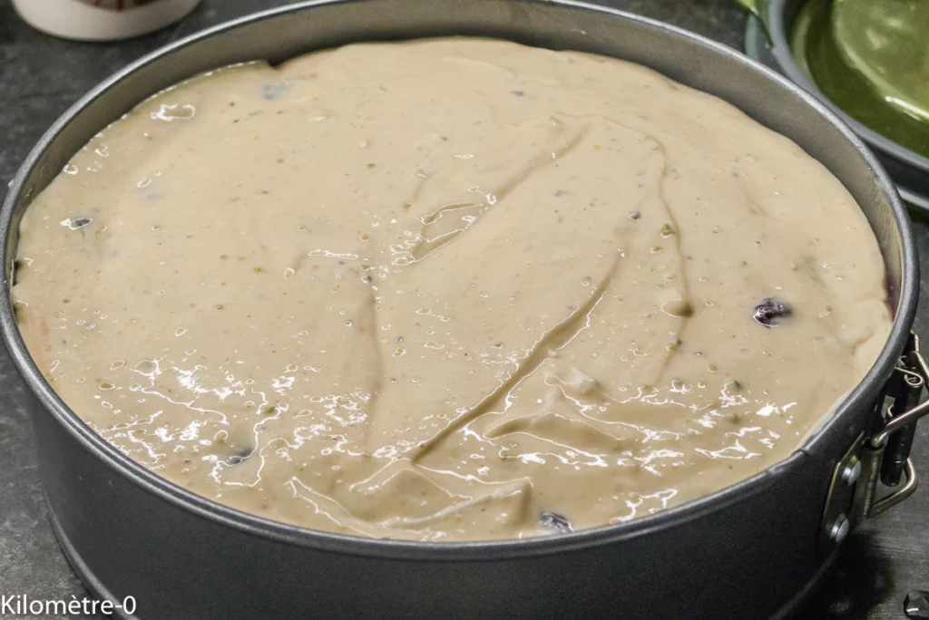 Cheesecake griottes pistache - Étape 12
