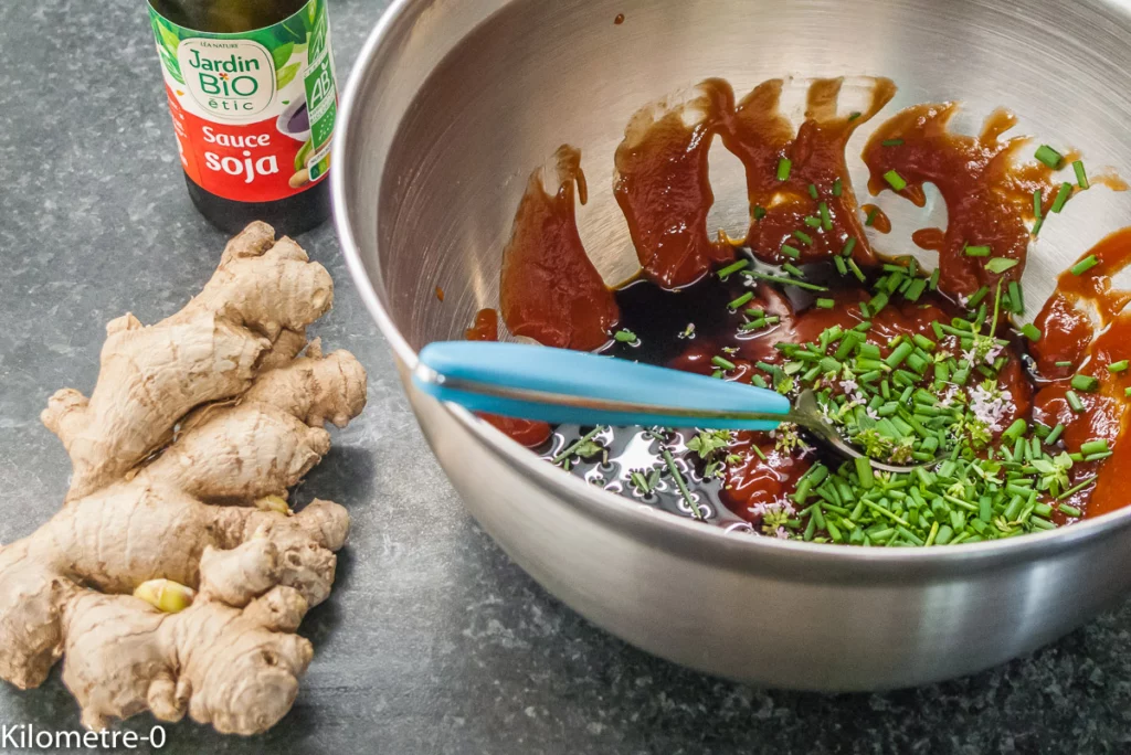 Travers de porc mariné - Étape 1