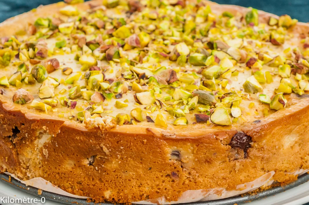 Cheesecake griottes pistache - Étape 14