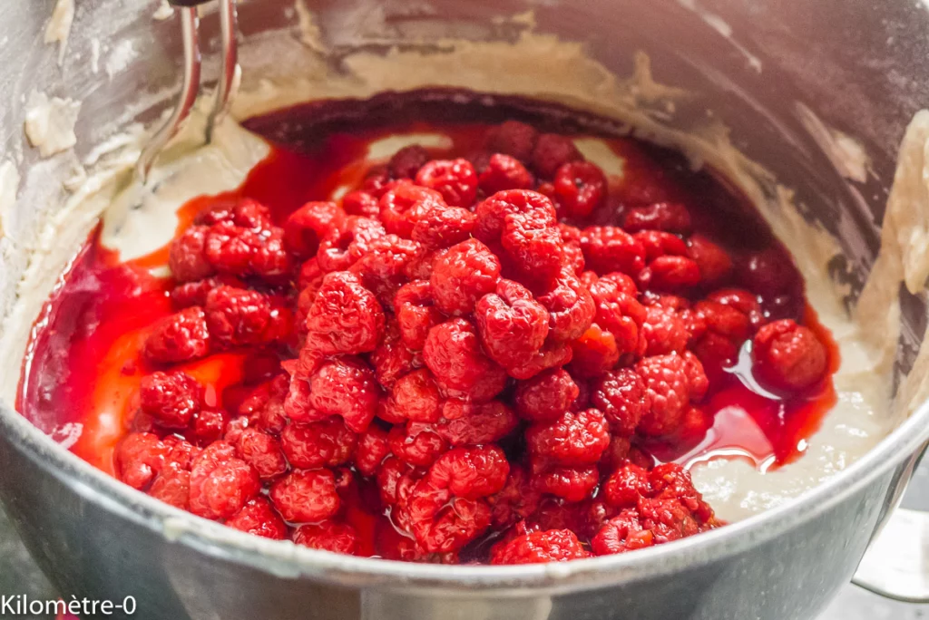 Gâteau estival aux framboises - Étape 5
