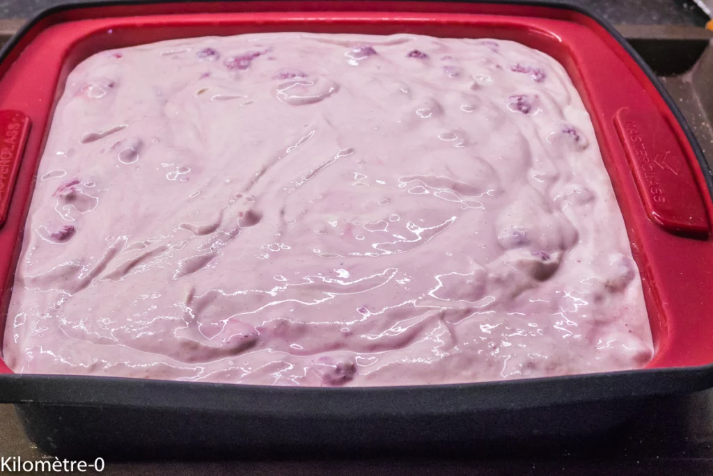 Gâteau estival aux framboises - Étape 6