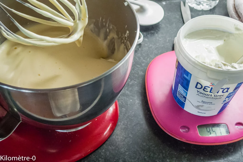 Gâteau estival aux framboises - Étape 2