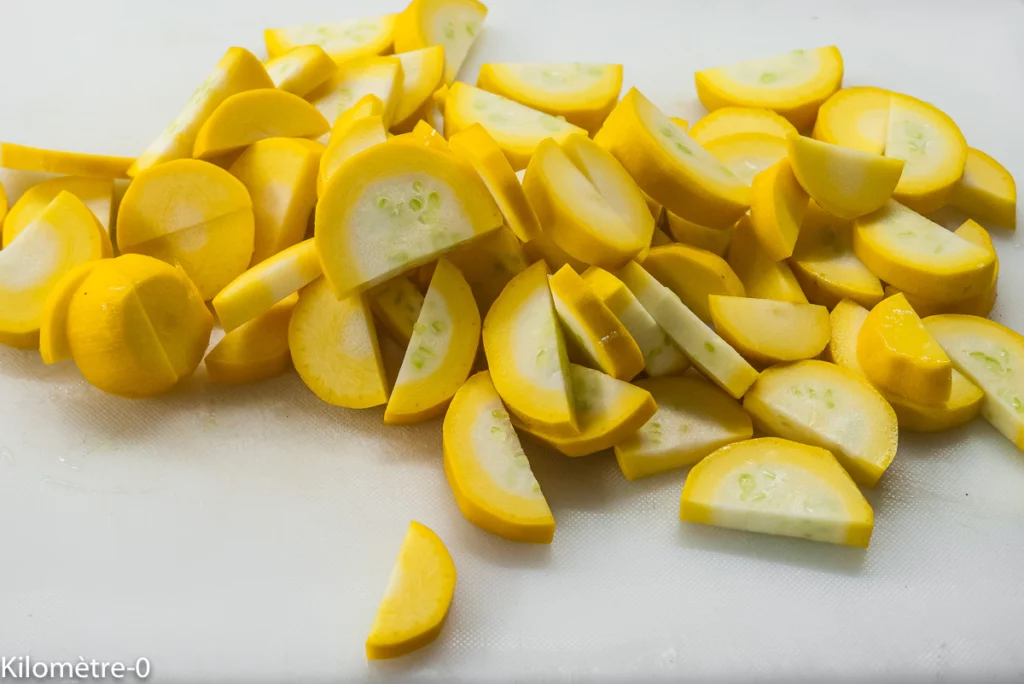 Confit de canard aux courgettes et aux fèves - Étape 1