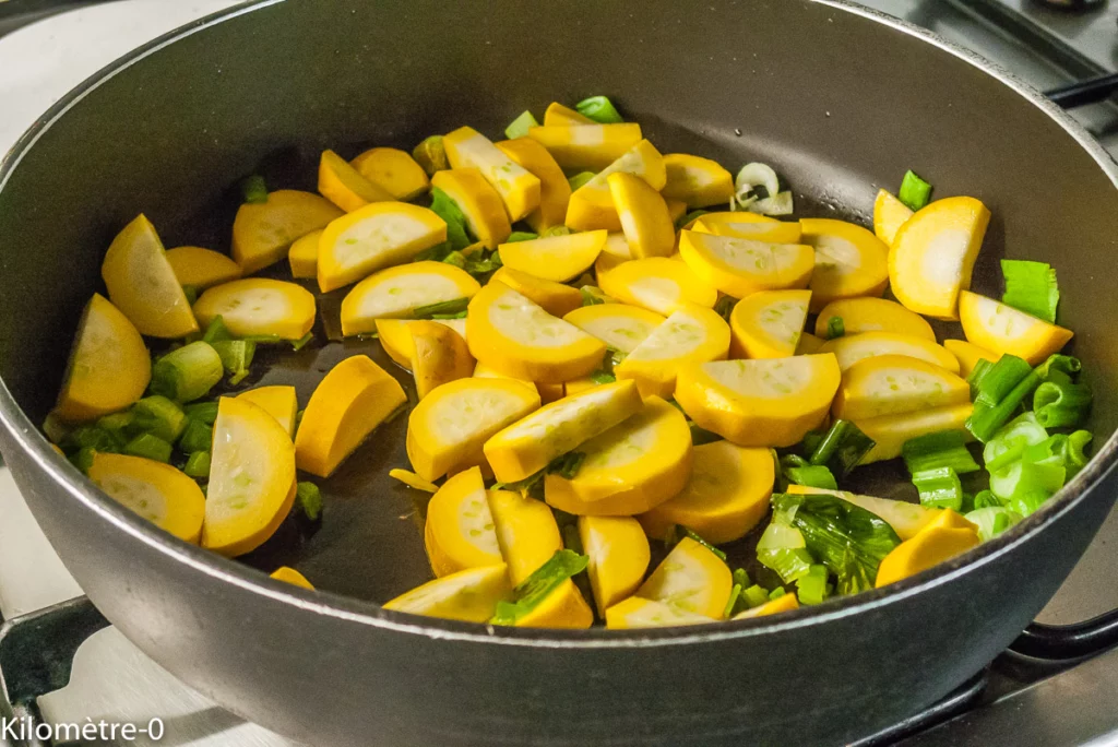 Confit de canard aux courgettes et aux fèves - Étape 4