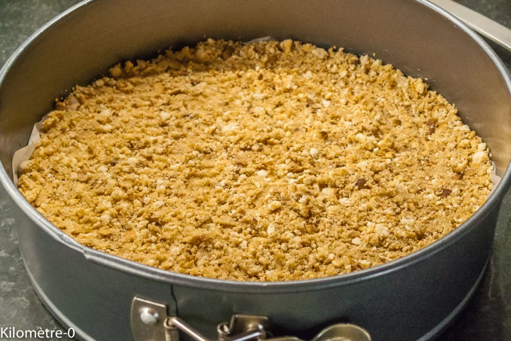 Cheesecake au coulis de cassis (sans cuisson) - Étape 2