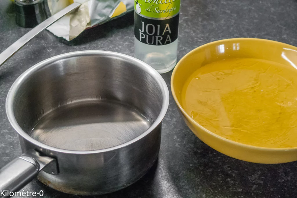 Cheesecake au coulis de cassis (sans cuisson) - Étape 3