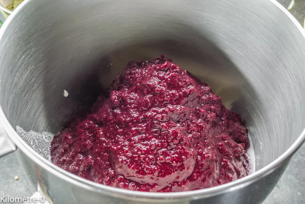 Cheesecake au coulis de cassis (sans cuisson) - Étape 4