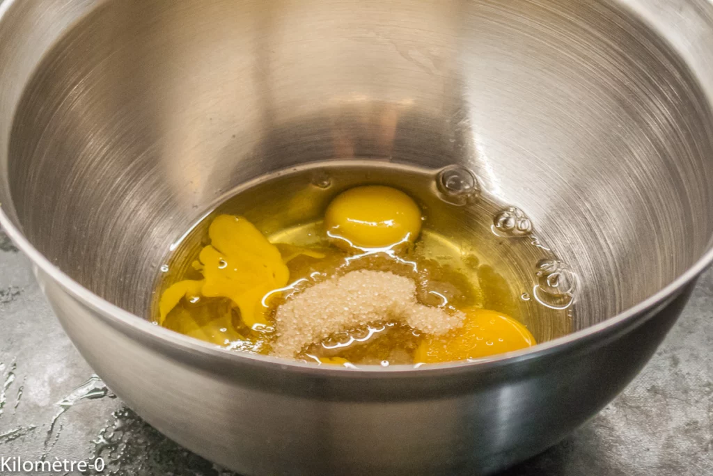 Moelleux aux bananes et pépites de chocolat - Étape 1