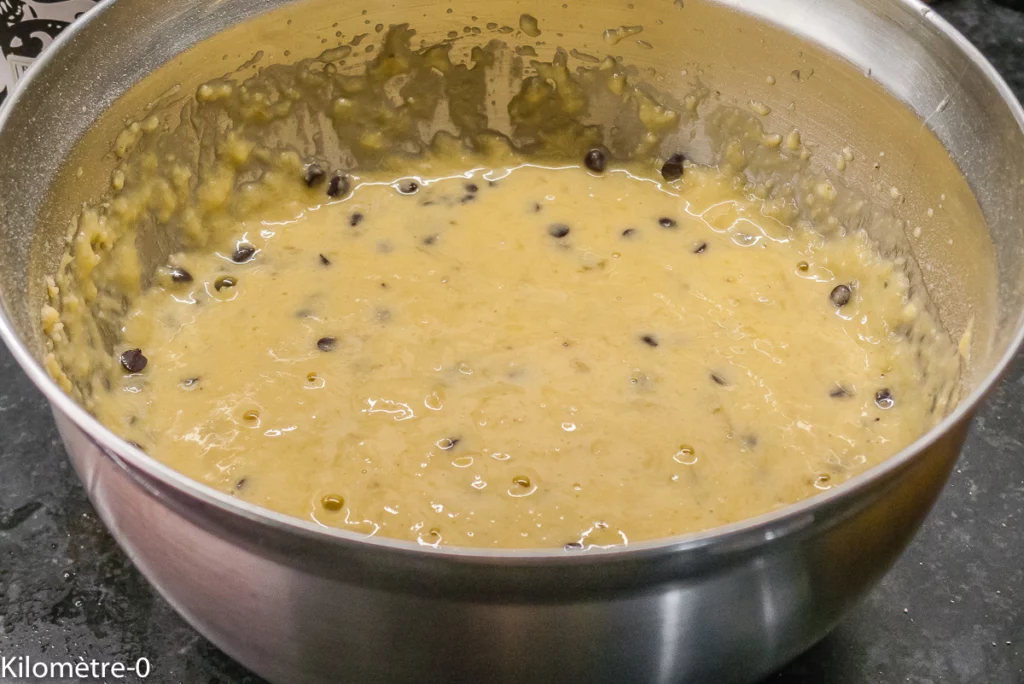 Moelleux aux bananes et pépites de chocolat - Étape 7