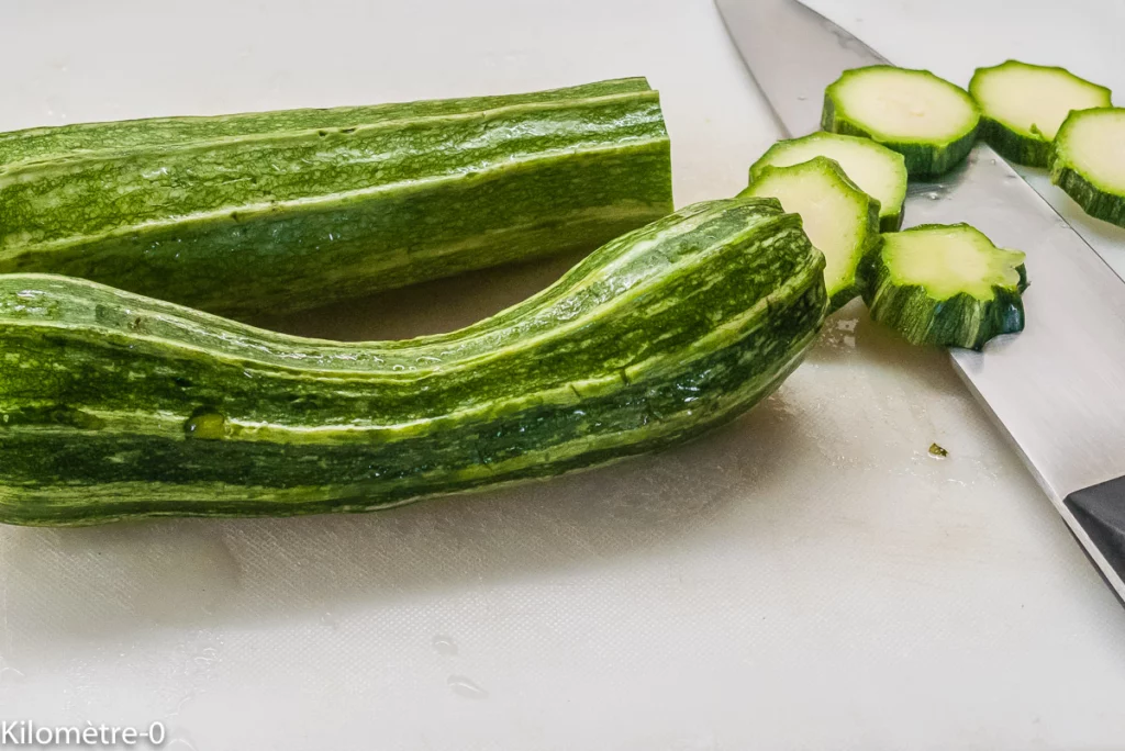 Courgettes au chorizo et œufs sur le plat - Étape 1