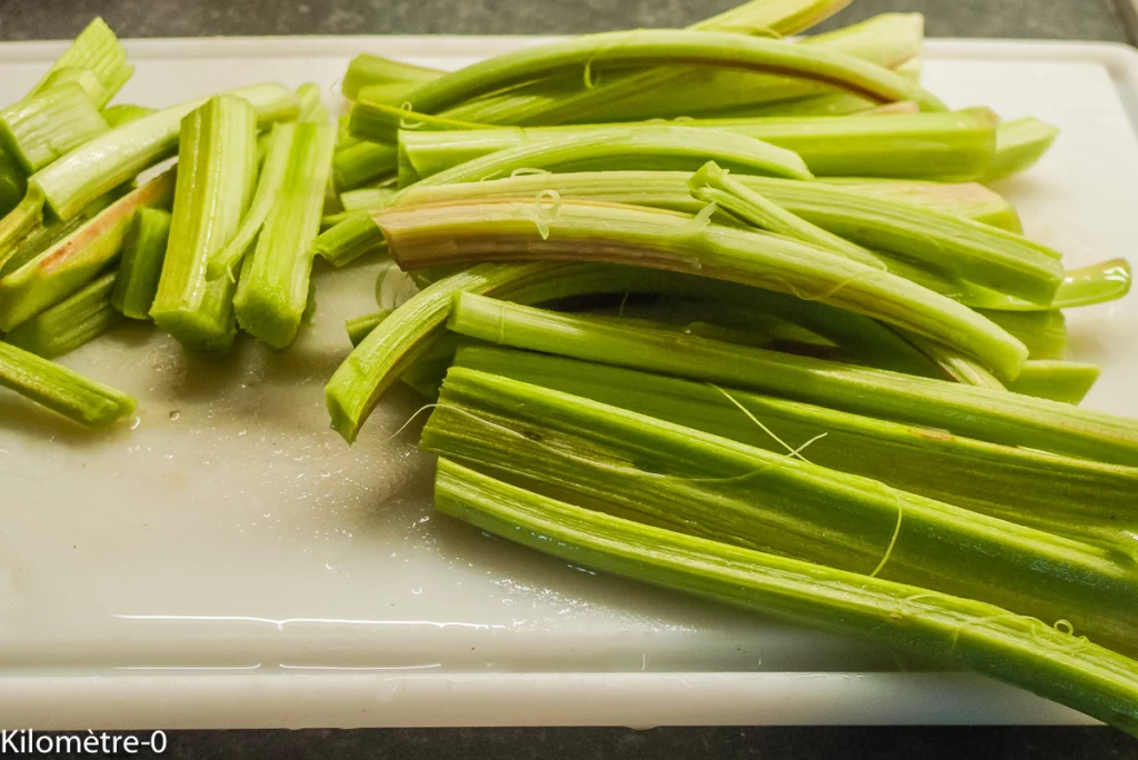 Tarte rhubarbe amandes - Étape 2