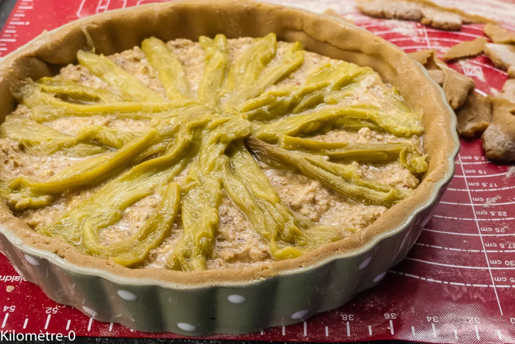 Tarte rhubarbe amandes - Étape 12