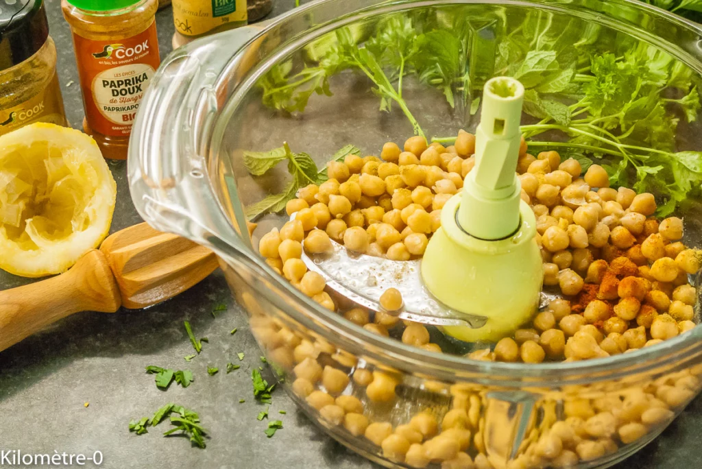 Houmous et pois chiches croustillants - Étape 6