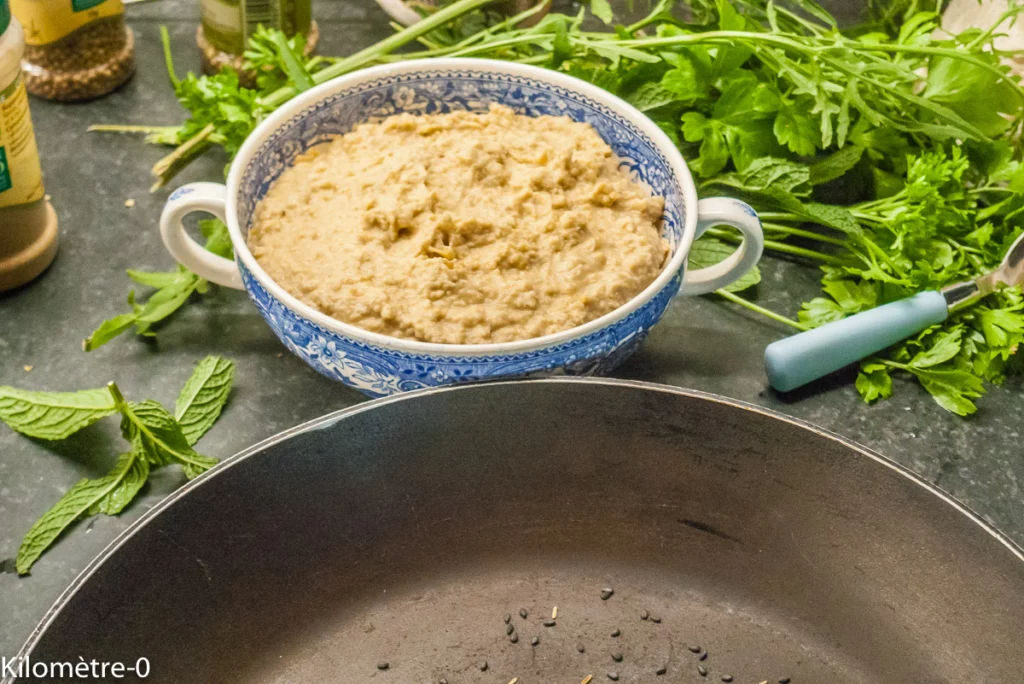 Houmous et pois chiches croustillants - Étape 7