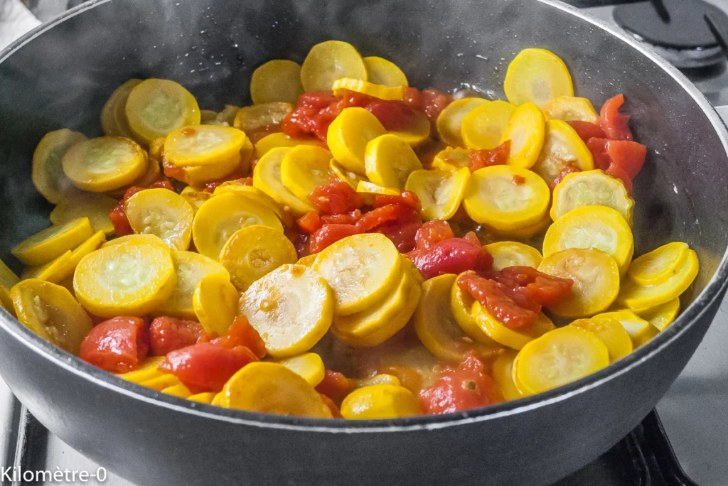 Frittata grecque aux courgettes et au fromage - Étape 3