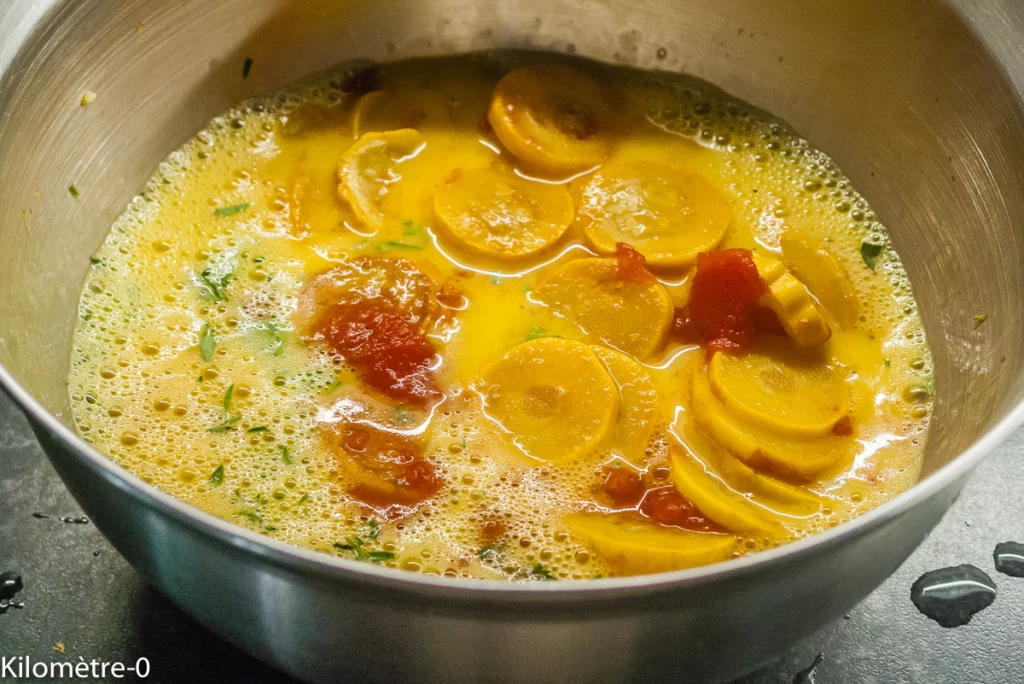 Frittata grecque aux courgettes et au fromage - Étape 5