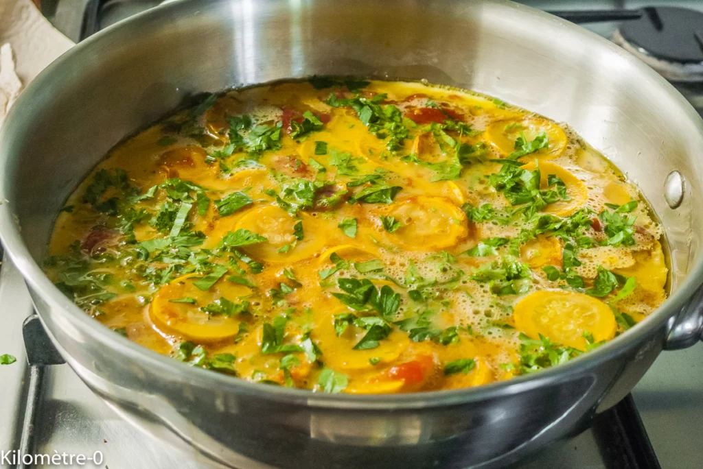 Frittata grecque aux courgettes et au fromage - Étape 6