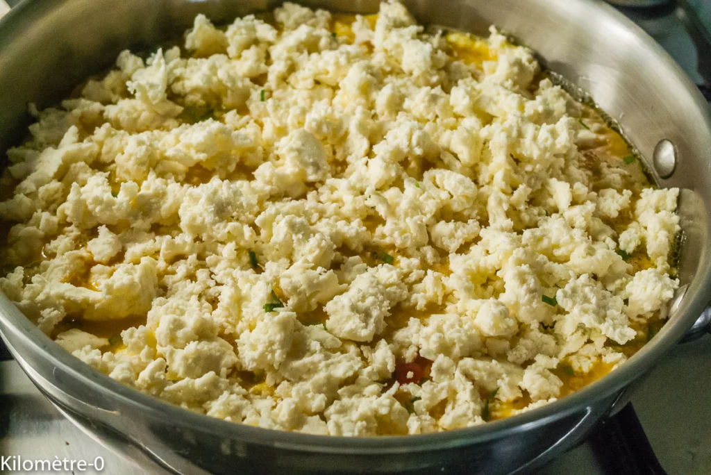 Frittata grecque aux courgettes et au fromage - Étape 7