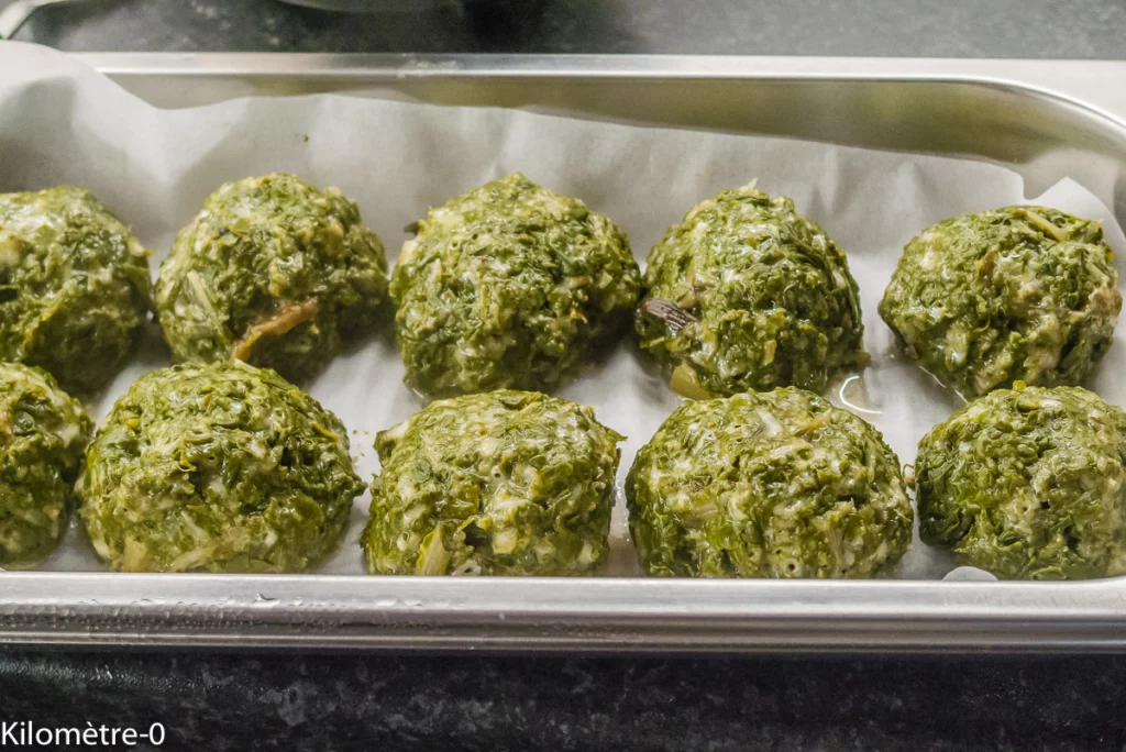 Boulettes de blettes aux boulettes de boeuf - Étape 7