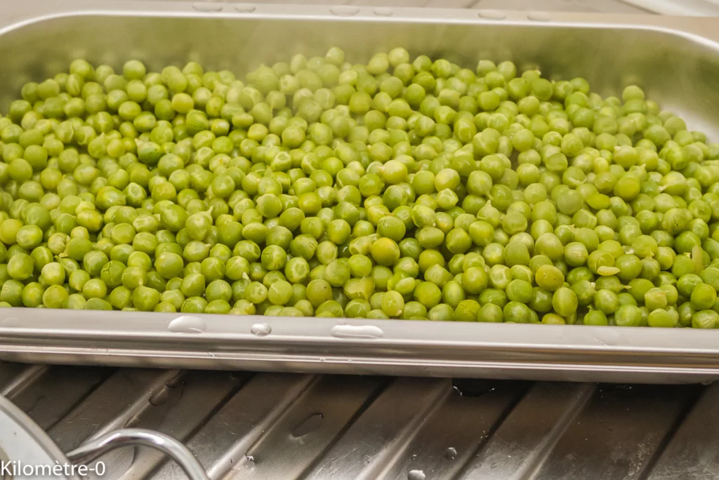 Petits pois aux boulettes de bœuf épicées - Étape 2