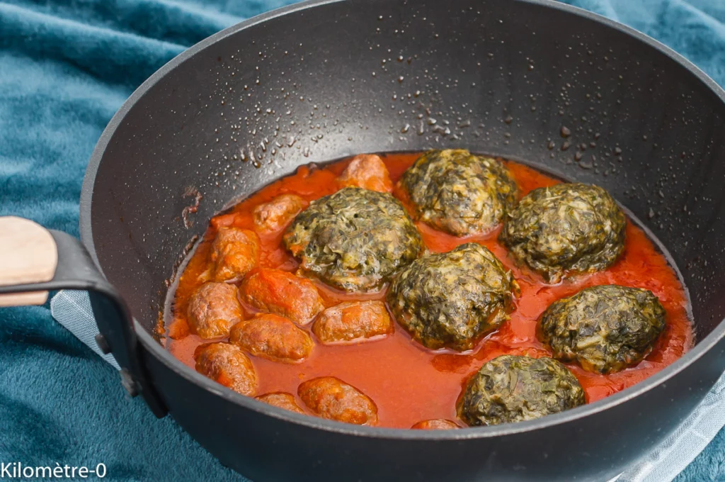 Boulettes de blettes aux boulettes de boeuf - Étape 12