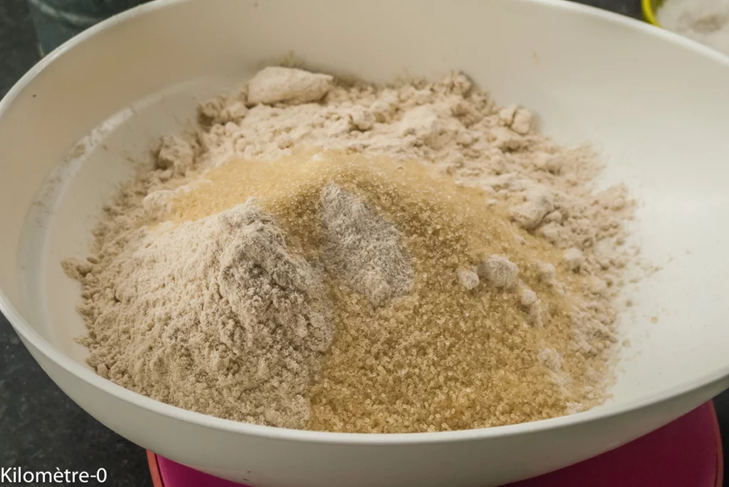 Gâteau brioché aux framboises - Étape 2