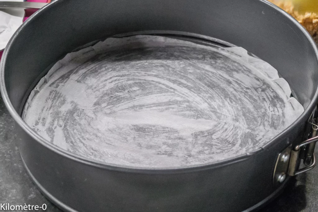 Cheesecake aux myrtilles et à la ricotta - Étape 2