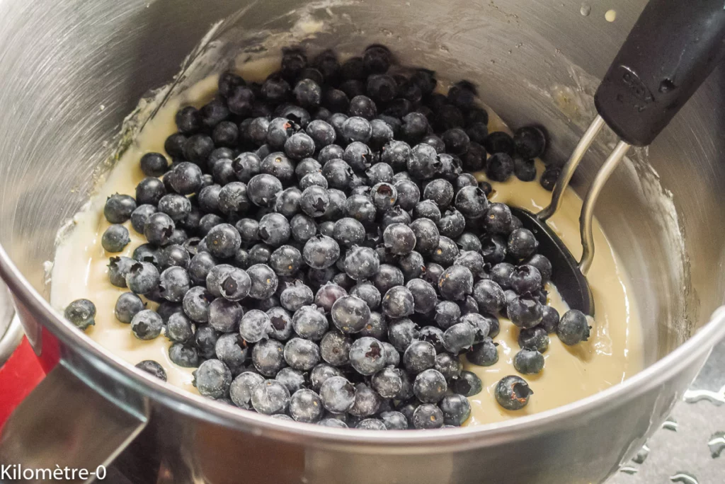 Cheesecake aux myrtilles et à la ricotta - Étape 5