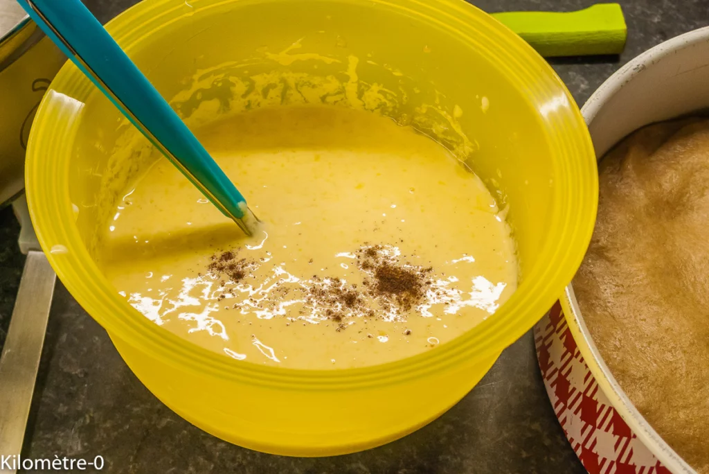 Gâteau brioché aux framboises - Étape 8