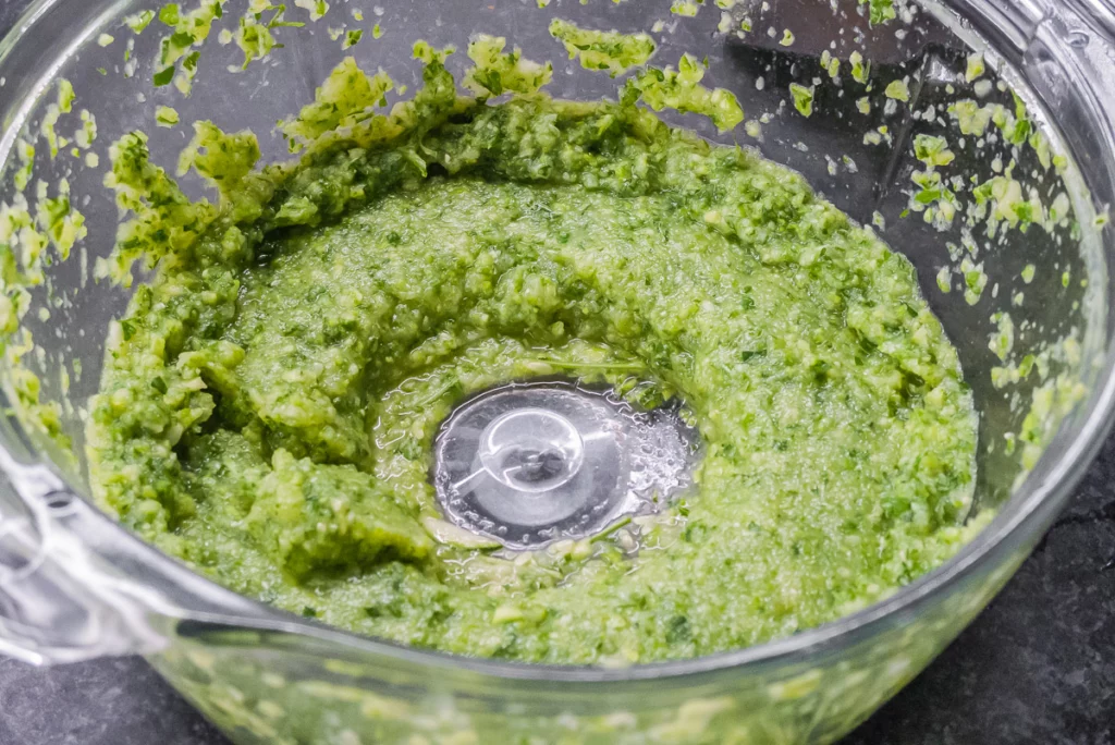 Pâtes fraiches, courgettes en sauce et chorizo - Étape 4