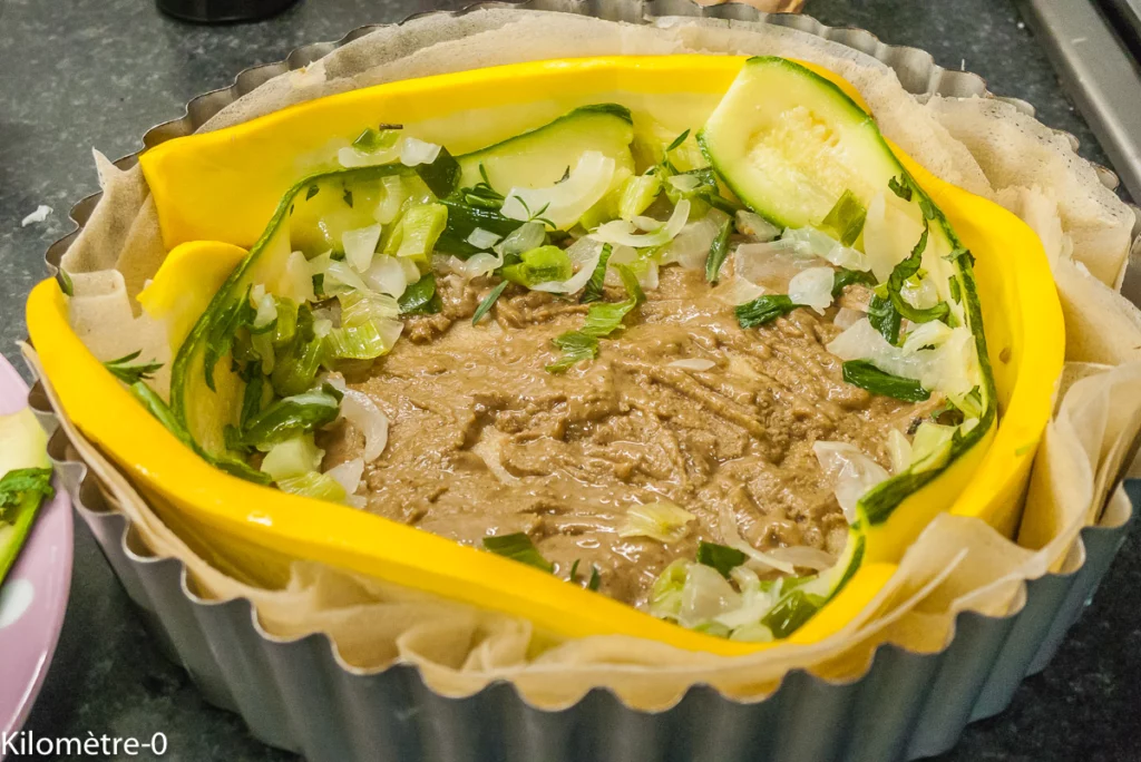 Tarte spirale aux deux courgettes - Étape 9